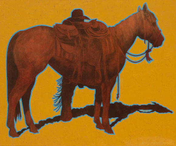 Western art of saddled horse | Mirr Ranch Group