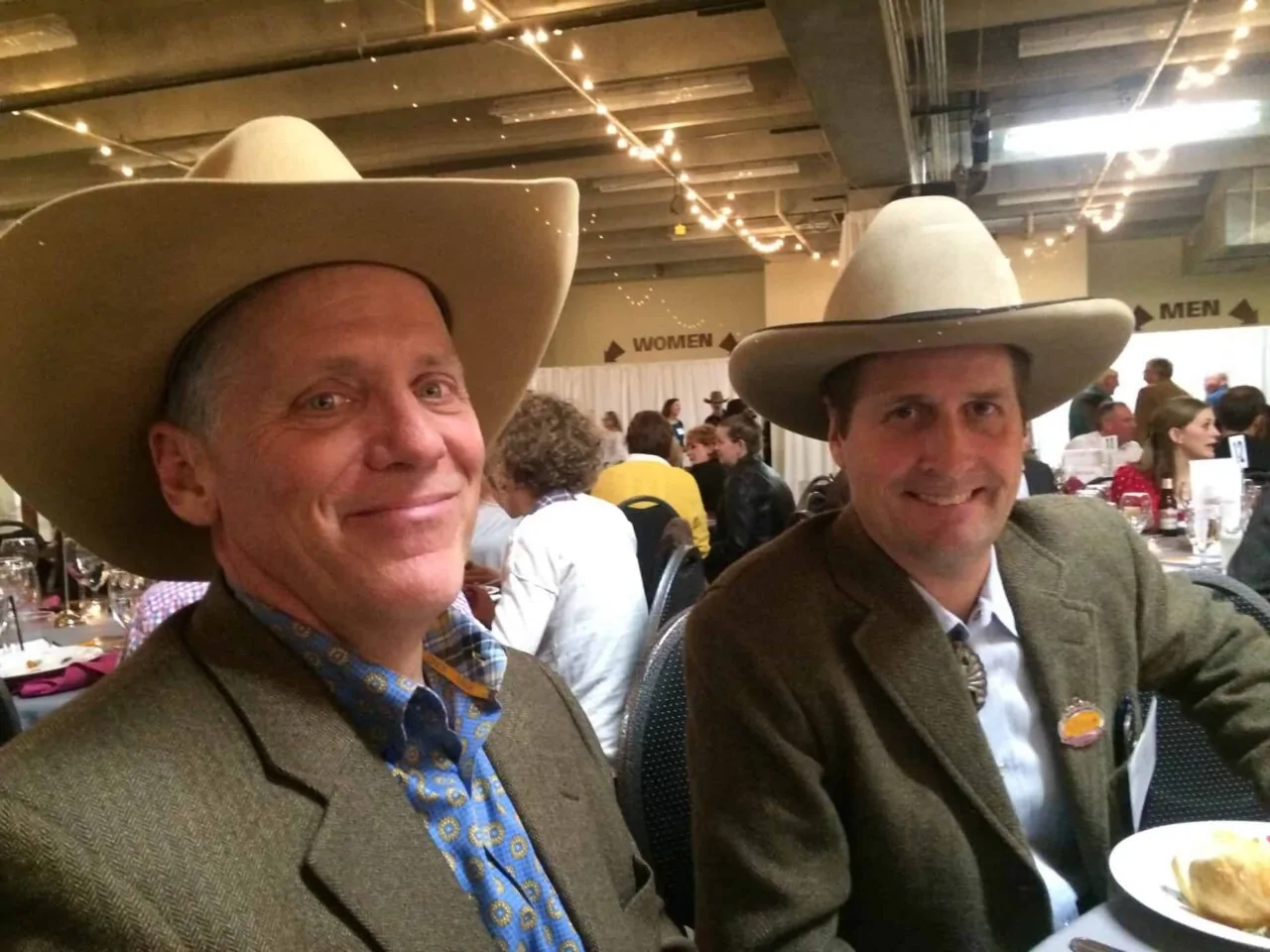 MRG brokers at western-themed dinner event