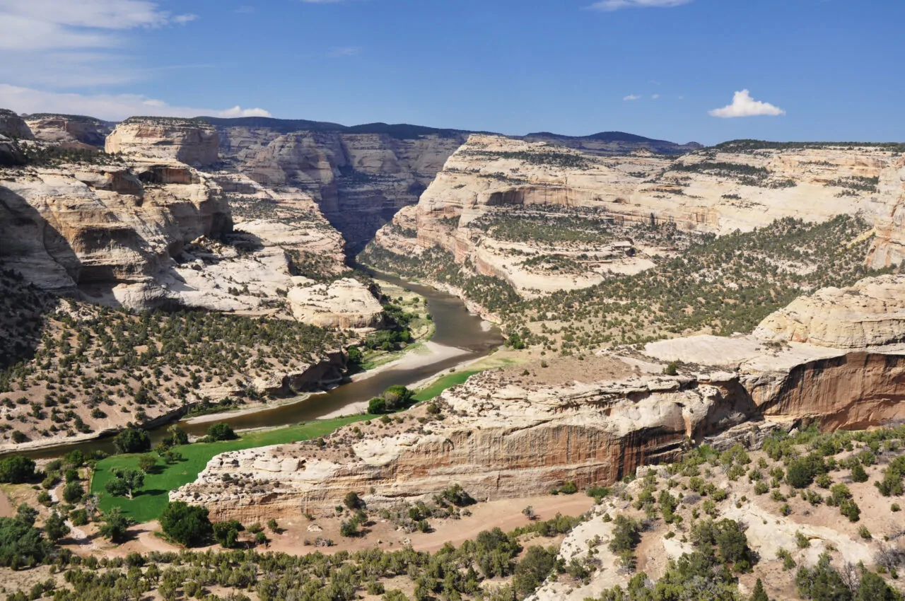 Yampa River flowing through Mantle Ranch